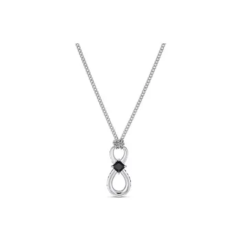 Swarovski Faux Crystal Stone Necklaces Women's Silver