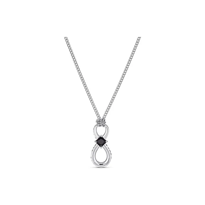 Swarovski Faux Crystal Stone Necklaces Women's Silver-0