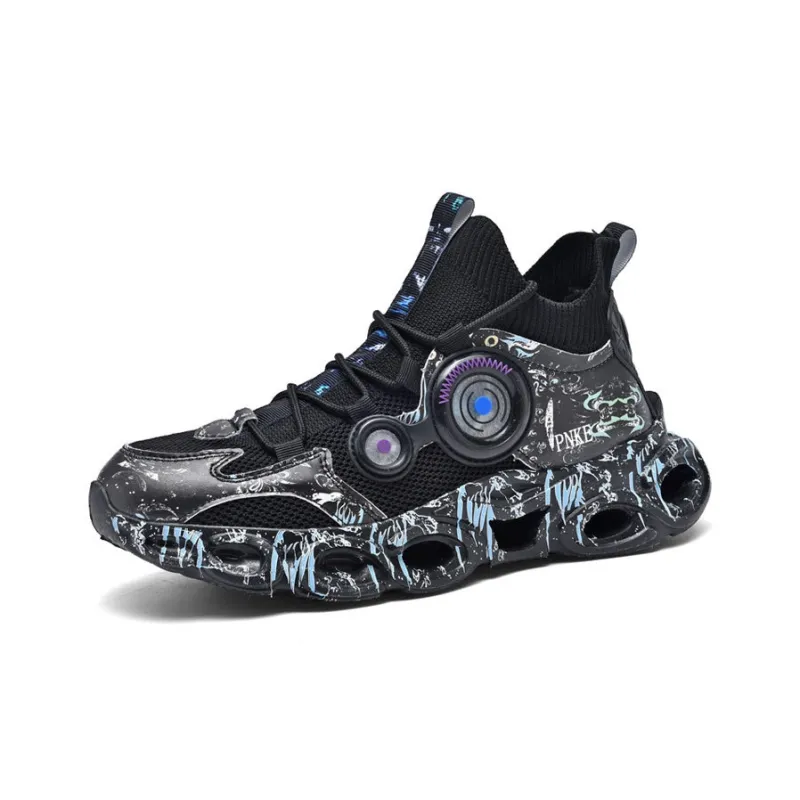PNKE Cushioning Anti-Slip Wear-Resistant Breathable Height Increasing Low-Top Running Shoes Men's-17
