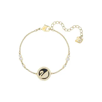 Swarovski Leather Swan Bracelets Women's