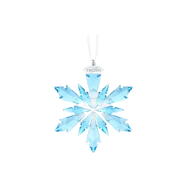 Swarovski Frozen Crystal Pendants Unisex Blue-0