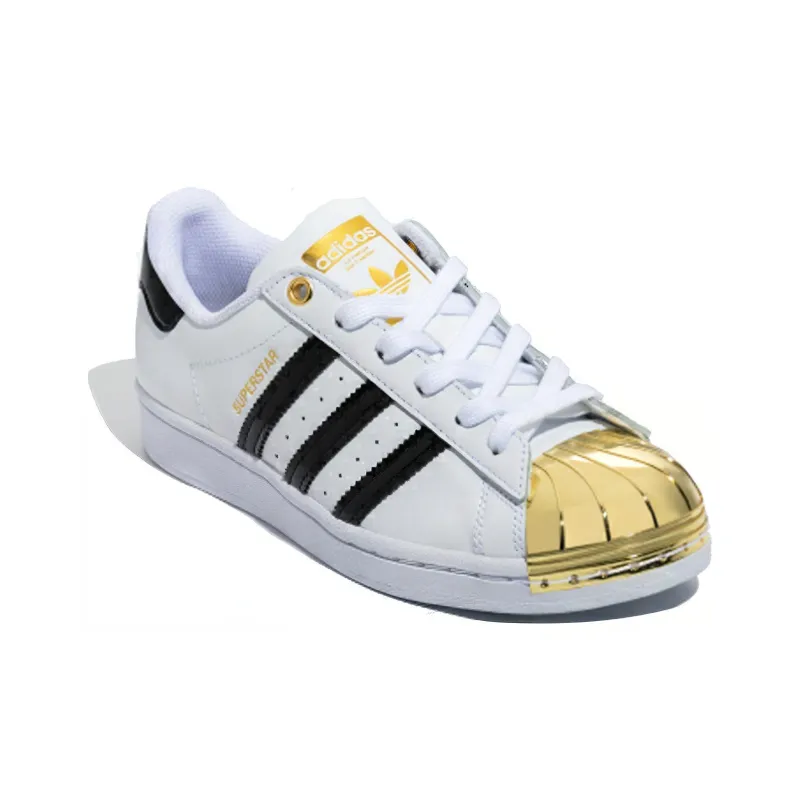 adidas originals Superstar White Gold Metallic Women's-2