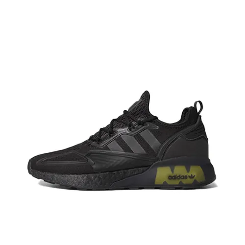 Adidas ZX 2K Boost Core Black Solar Yellow