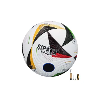 SIPAKESPORT Size 5 Soccer PU Seamless Thermal bonding Unisex Red Green Yellow