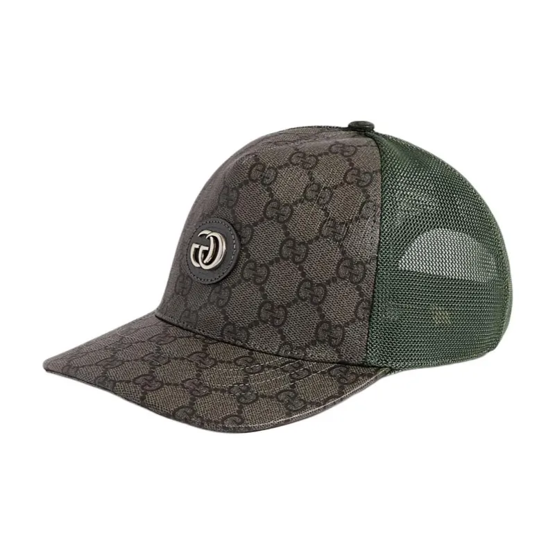 GUCCI Cotton Baseball Caps Men's Green-0