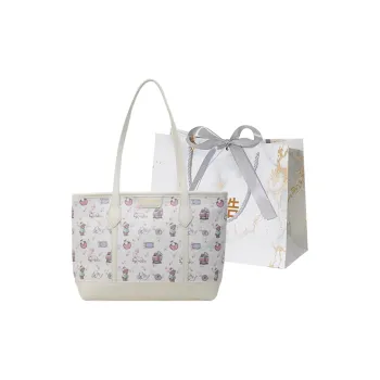 Cool PU Tote Bag Shopping Bag Shoulder Bags Regular Women's Pink/Ecru/Blue