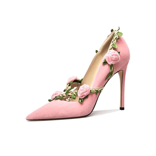 Lily Wei High Heels Women's Pink