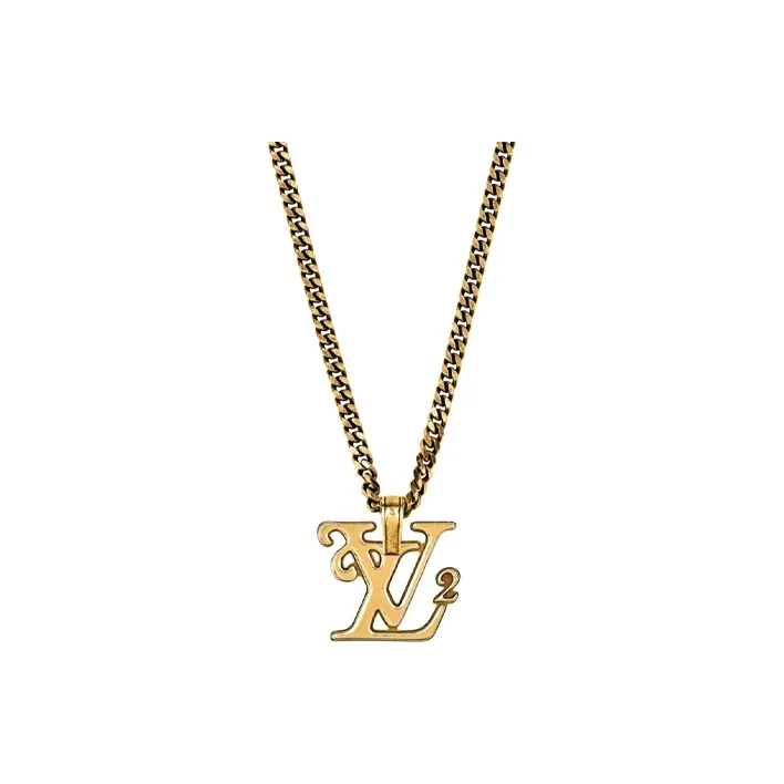 LOUIS VUITTON X Nigo Squared Necklace-0