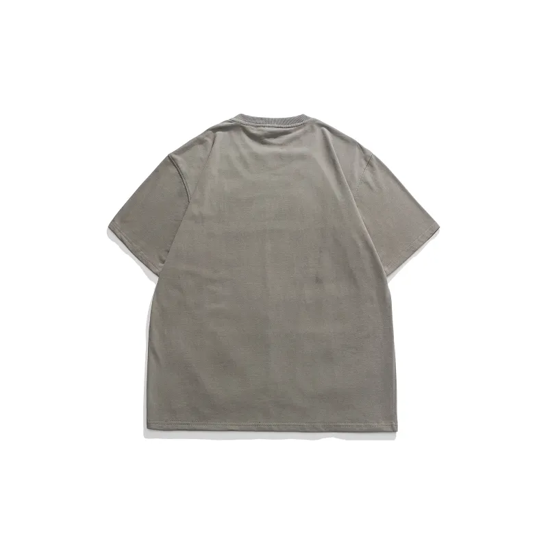 SUPERMOON Summer T-Shirt Moderate Unisex Khaki-1