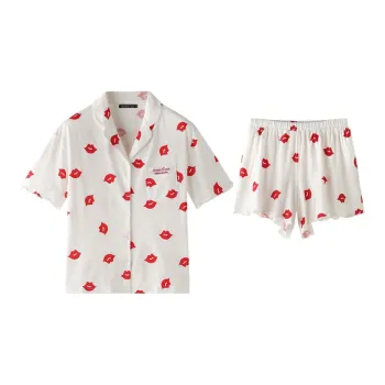 Meonsill Pajama Set Women's White
