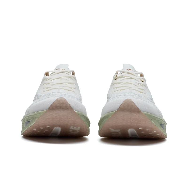 XTEP 160X 5.0 Support Wear Resistant Low Top Running Shoes Men's Sail White/Stone Moss Green-5