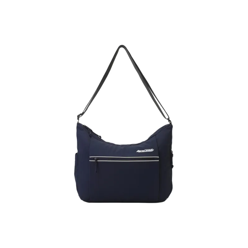 DESCENTE Nylon Hobo Bag, Shoulder Bag, Crossbody Bag Unisex Marine Blue-0