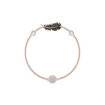 Swarovski Faux Crystal Bracelets Women's Rose Gold
