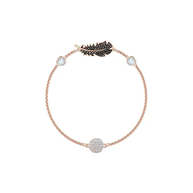 Swarovski Faux Crystal Bracelets Women's Rose Gold-0