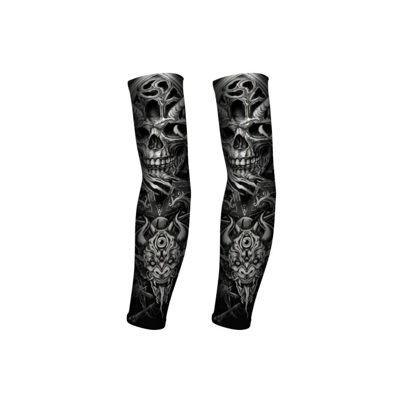 GXT Other Riding Equipment Cycling Arm Warmers Outdoor Unisex Shredded Milk/ice-38