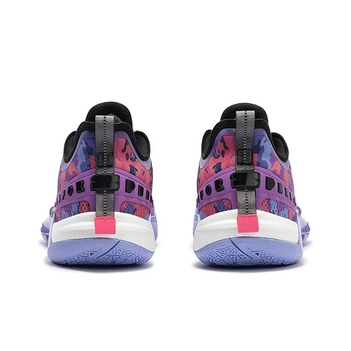 361° BIG3 5.0 Quick PRO Basketball Shoes Men Low Top Pink-3