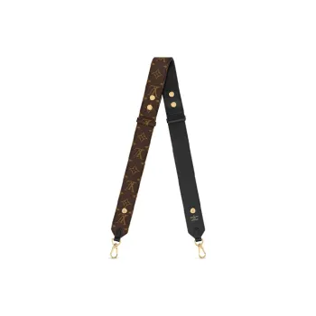 LOUIS VUITTON Shoulder Straps Women's Brown Black