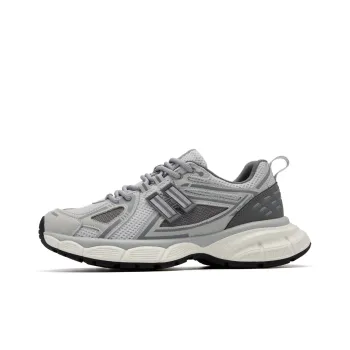 TRUMPPIPE Cushioning Lightweight Low Top Chunky Sneakers Men's Gray