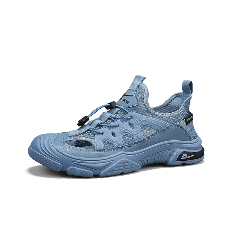 Warrior River Trekking Shoes Wear resistant, Lightweight, Breathable, And Non slip. Beach Sandals Men's Blue-2