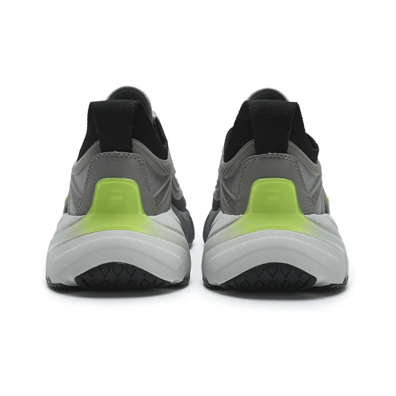 FILA FUSION Ray 4 Anti Slip Wear Resistant Low Top Casual Shoes Men's Silver-3