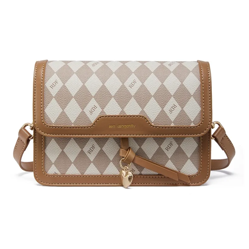 RED DRAGONFLY Pvc Small Square Bag Shoulder Bag Regular Women's Brown/Dark Coffee/Coffee-1