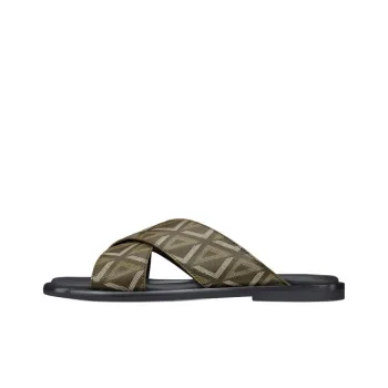 DIOR Alias Abrasion Resistant Fashion Slippers Men's Khaki