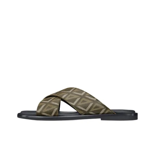 DIOR Alias Abrasion Resistant Fashion Slippers Men's Khaki