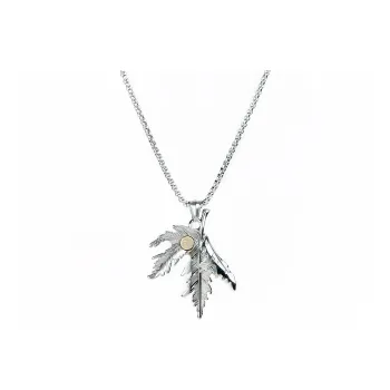 Guuka Necklaces Unisex Silvery White
