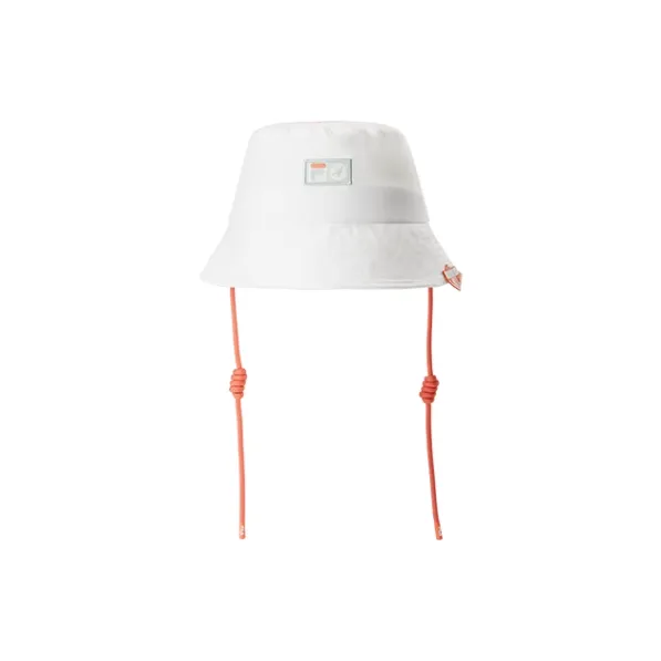 FILA Elastane Polyester Bucket Hats Kids' White/Blue-0