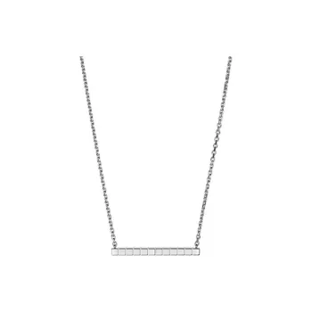 Chopard 18kt White Gold Ice Cube Pure Diamond Necklace