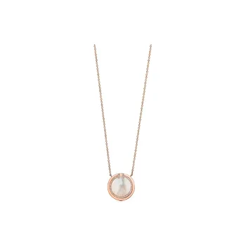 TIFFANY & CO. T 18K Rose Gold Necklaces Women's