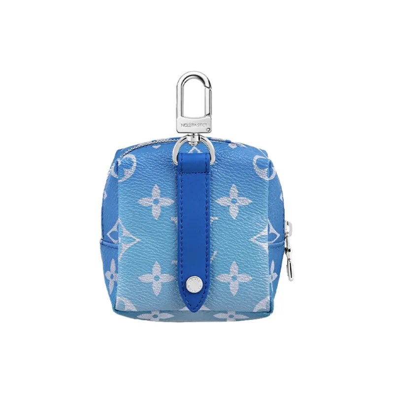 LOUIS VUITTON Squared Pouch Bag Charm Clouds Monogram-2