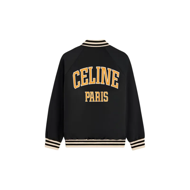 CELINE SS24 Baseball Jacket Women's Black-1