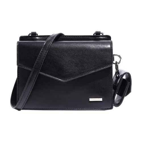 Slazenger PU Shoulder Bag, Crossbody Bag Men's Black