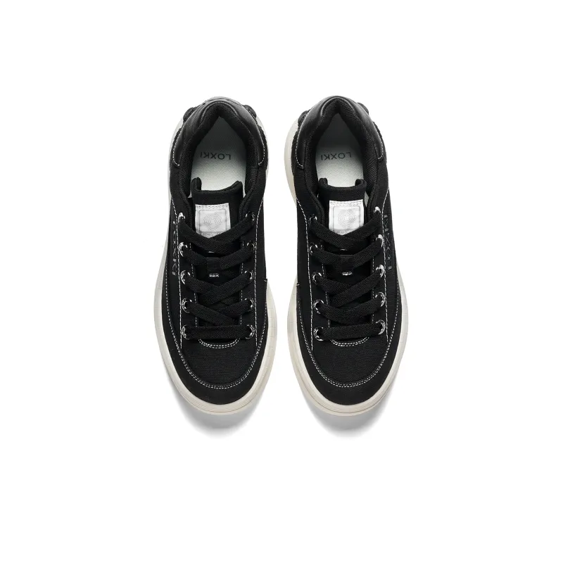 LOXKI Alpha Round Shoes Canvas Shoes Unisex Swag-10