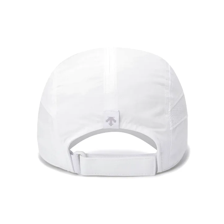 DESCENTE Nylon Baseball Caps Unisex White-3
