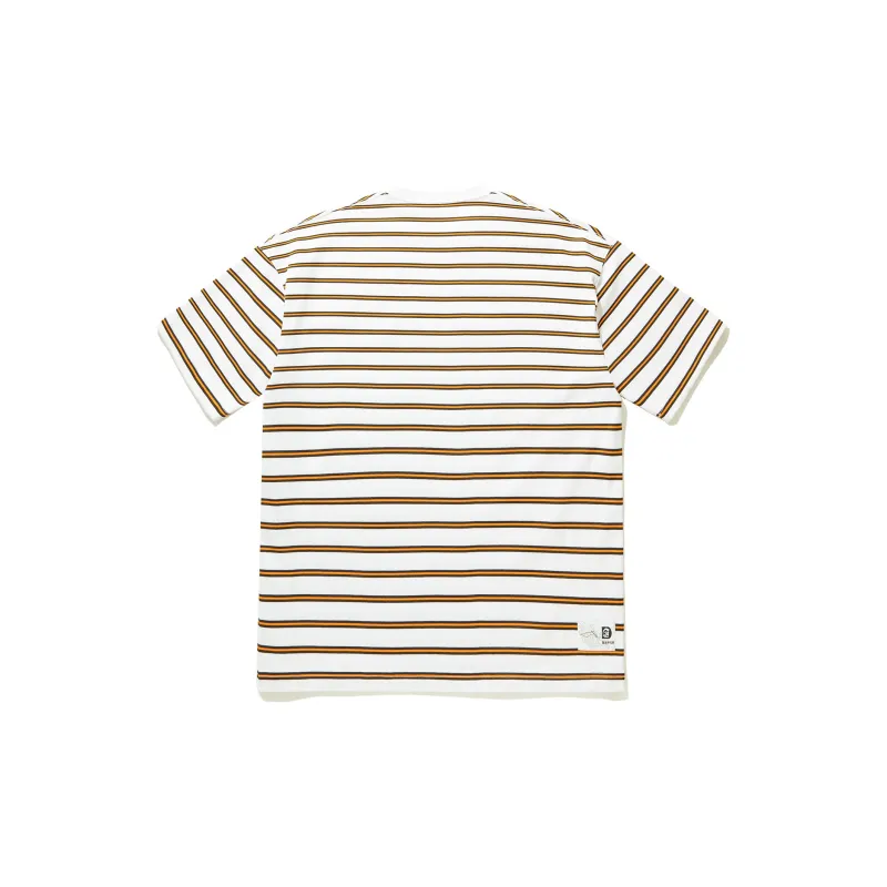 LiNing T-Shirt Men's Standard White With Black Stripes Print-1