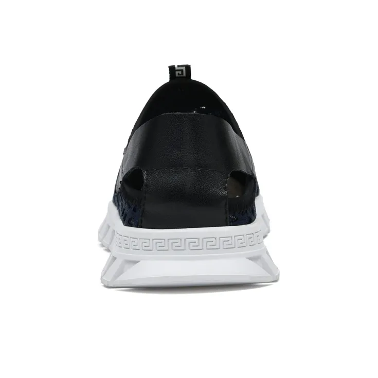 Extravagant Casual Shoes Men Low Top Black/Blue-1