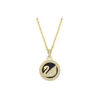 Swarovski Faux Crystal Stone Necklaces Women's Gold