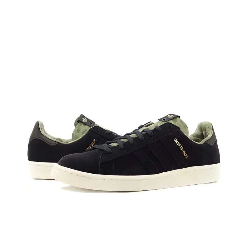 Adidas Originals Campus 80s Undefeated X Bape Black-2