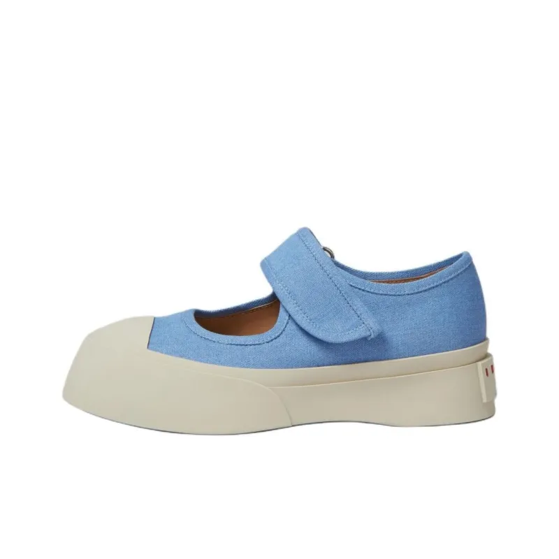 MARNI Pablo Mary Jane Denim Sneakers-0