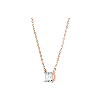 Swarovski Crystal Necklaces Women's Rose Gold