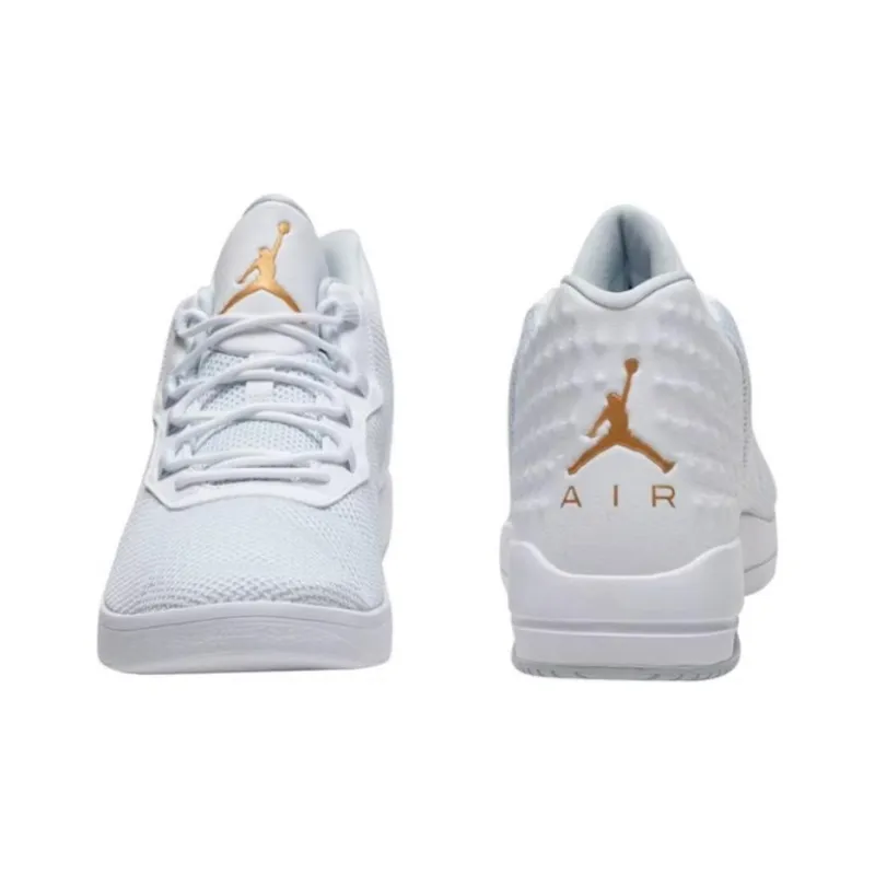 Jordan Academy White Metallic Gold Coin-3