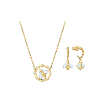 Swarovski Bee A Queen Necklaces Women's Rose Gold