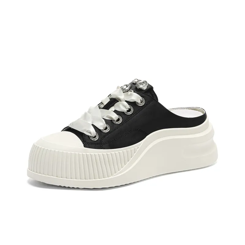 C°BANNER Canvas Shoes Women's Low Top Pink-6