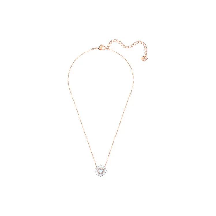 Swarovski Rose Gold Tone Plated Necklaces Women's Rose Gold-2