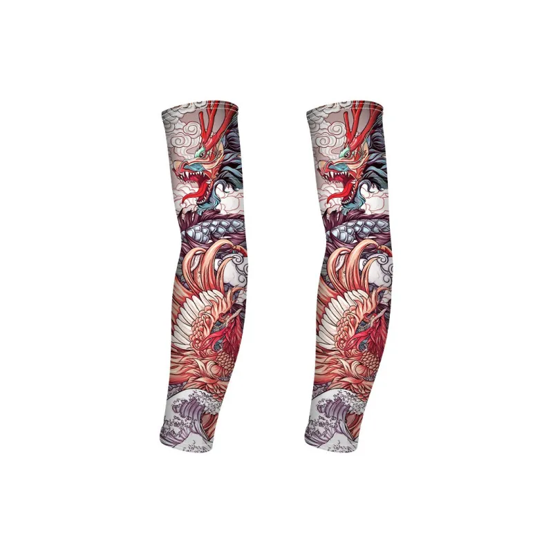 GXT Other Riding Equipment Cycling Arm Warmers Outdoor Unisex Shredded Milk/ice-16