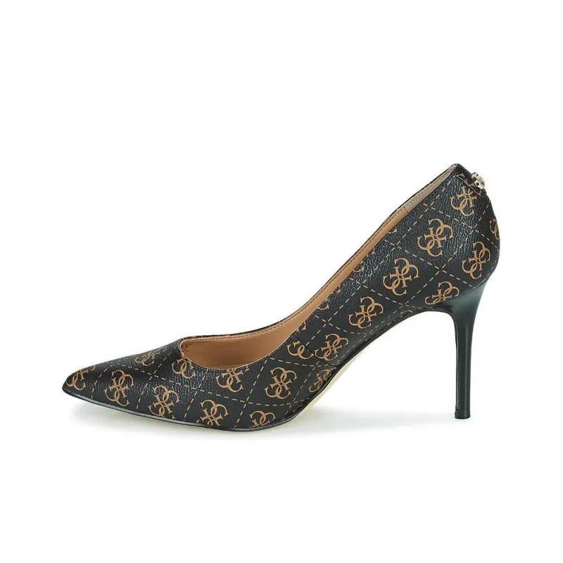 GUESS Dafne11 Slim Heel High Heels 8.5cm Women's Dark Brown-8