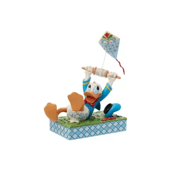 ENESCO Disney Traditions Collection Disney Donald Duck Donald Flying A Kite Ornament Trendy Figures 15cm