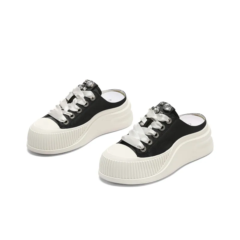 C°BANNER Canvas Shoes Women's Low Top Pink-7